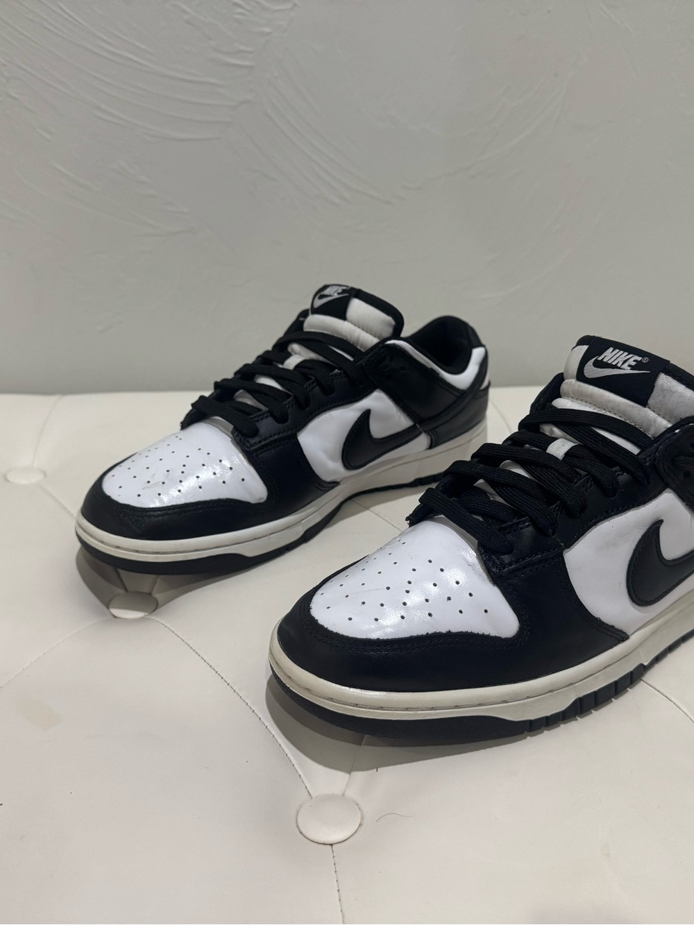 Nike Dunk Low DD1391-100 Black White Men's Low Top Leather Sneakers